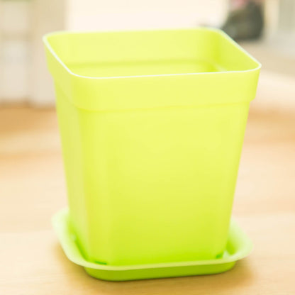 Compact Plastic Planter Pot Long Lasting Small Garden Container