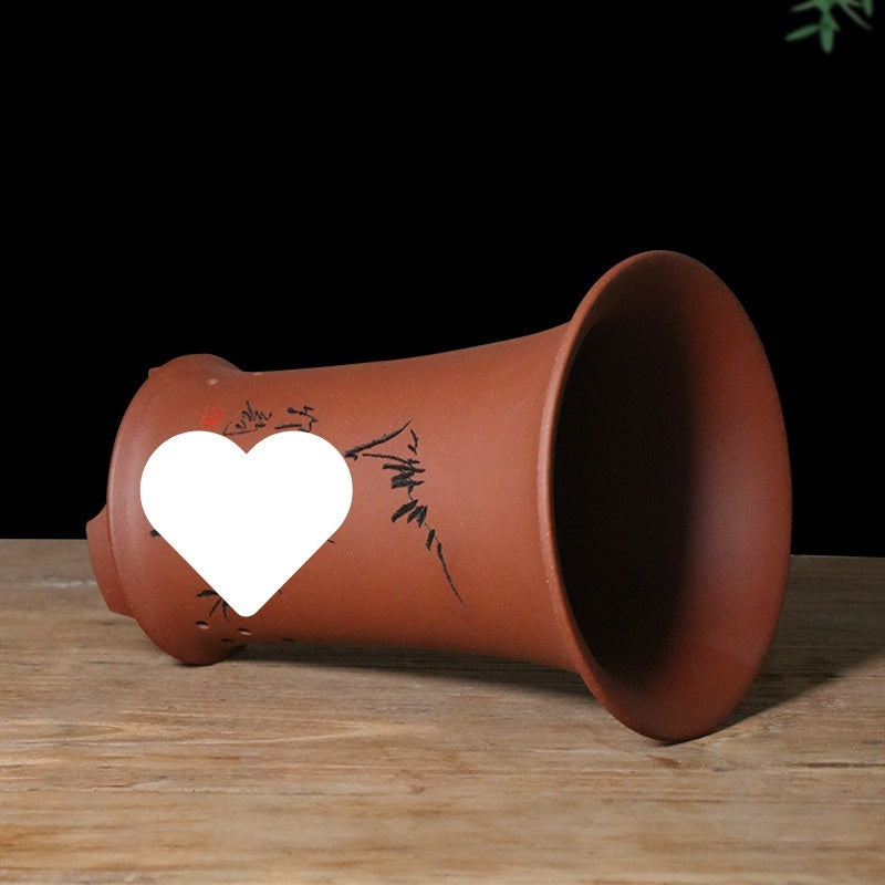 Retro Simple Ceramic Stone Planter Pot for Home & Office