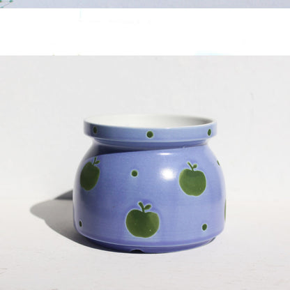 Colorful Ceramic Mini Planter  Stylish Long Lasting Stone Flower Pot