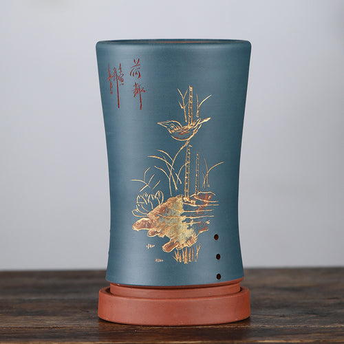 Best Chinese Purple Sand Planter Large Stone Floor Pot