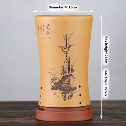 Best Chinese Purple Sand Planter Large Stone Floor Pot