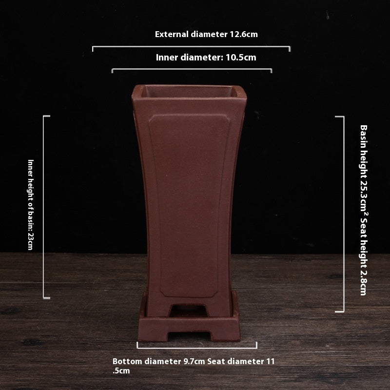 Handmade Purple Sand Planters From China  Porous Stone Flower Vase