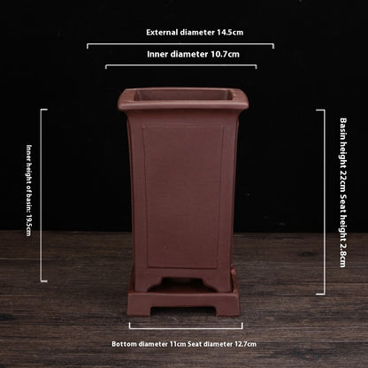 Handmade Purple Sand Planters From China  Porous Stone Flower Vase