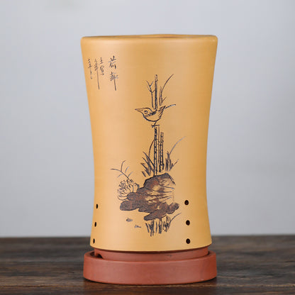 Best Chinese Purple Sand Planter Large Stone Floor Pot