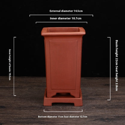 Handmade Purple Sand Planters From China  Porous Stone Flower Vase