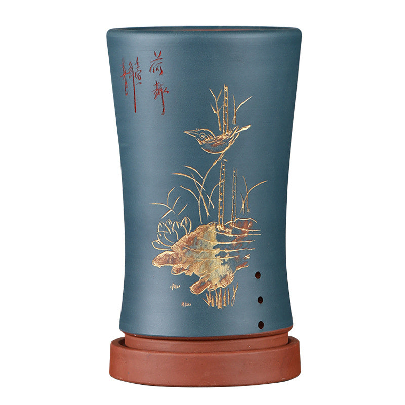 Best Chinese Purple Sand Planter Large Stone Floor Pot