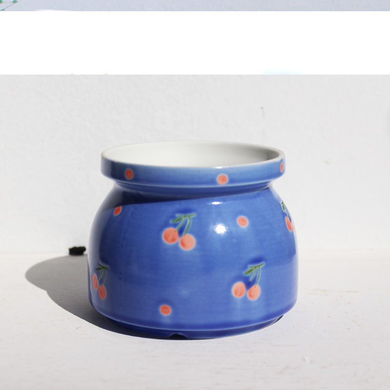 Colorful Ceramic Mini Planter  Stylish Long Lasting Stone Flower Pot